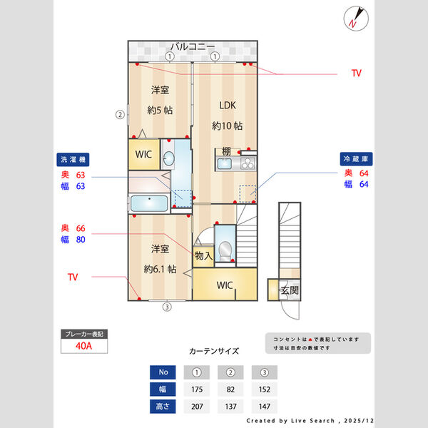 Erbenheim(エルベンハイム)　Ⅴ201号室 間取図