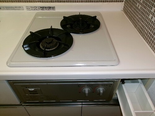 パトリア九段下3階 ガスコンロ　※2024年1月撮影