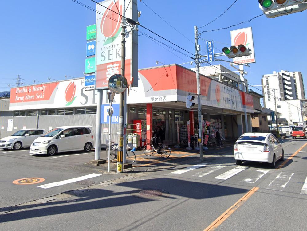 川口ミニハウス 【ドラッグストア】ドラッグストア セキ 鳩ケ谷店まで1268ｍ