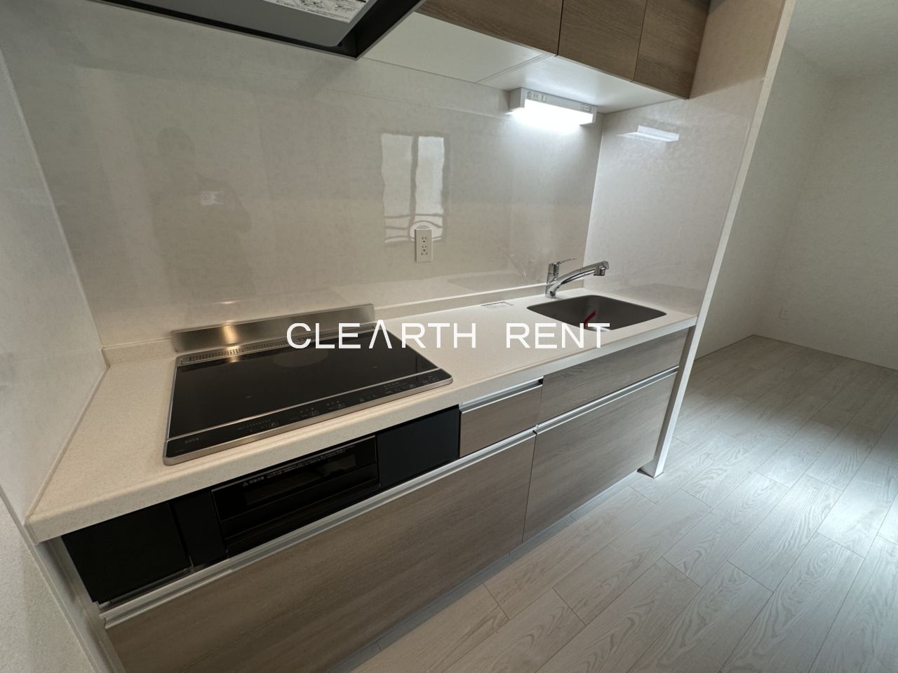 ＧＲＡＮ ＰＡＳＥＯ大井町2階 グリル付きIHコンロのキッチン