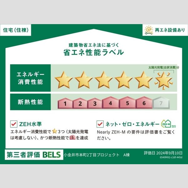 Asset-Court小金井本町A101号室 BELS(住棟)