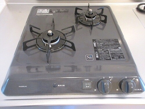 コンフォート明大前 ガスコンロ　※2024年3月撮影