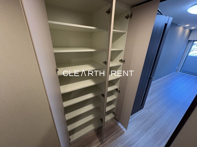 コンシェリア目黒本町 ＴＨＥ ＲＥＳＩＤＥＮＣＥ3階 廊下にも収納スペース/いたるところに収納がありお部屋が片付きます