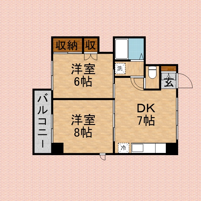 アーバンサイド2階 間取