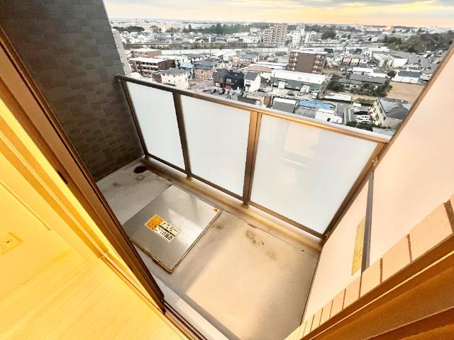 ネオブロッサム1005号室 ベランダ