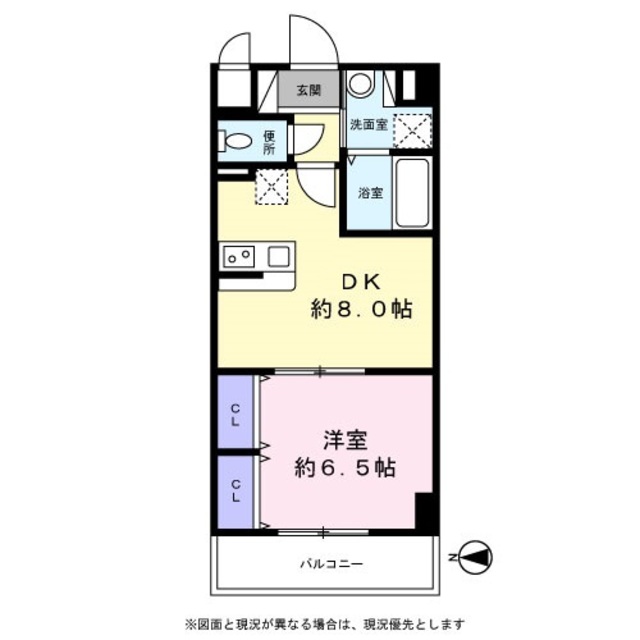 リオアルデ追分0406号室 間取