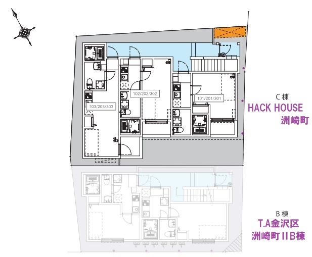ＨＡＣＫ　ＨＯＵＳＥ　洲崎町1階 部屋その他