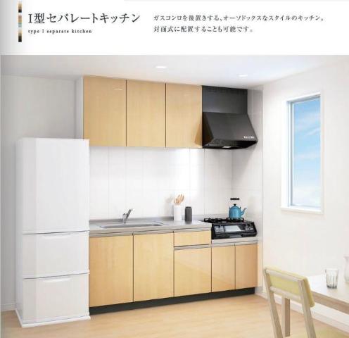 見沼区七里アパート新築工事 キッチン（イメージ）