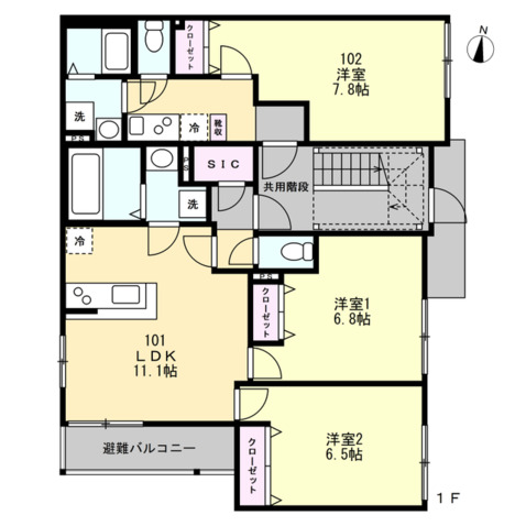 コスモリーヴ茅ヶ崎102号室 部屋その他