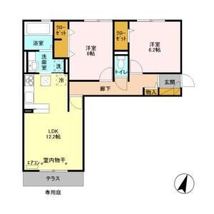 コンフォールコート103号室 間取