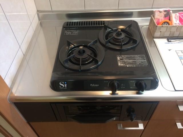 サニーヒル203号室 ２口コンロ・グリル付