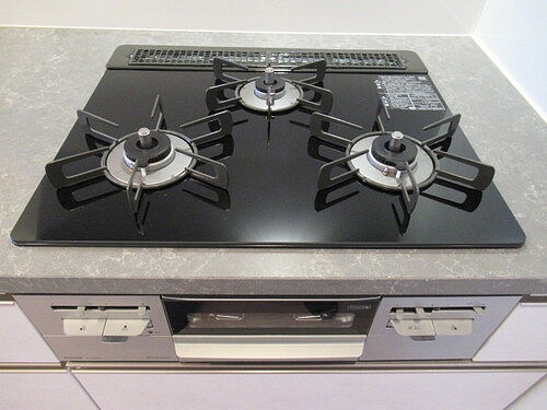 バウス氷川台 ３口ガスコンロ