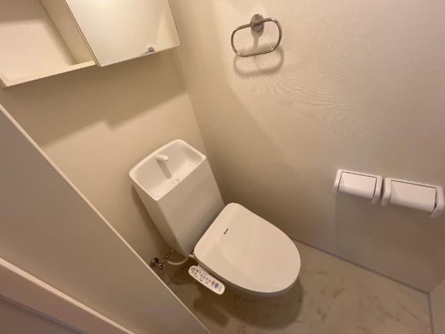 （仮称）柏市篠籠田　新築アパート202号室 シャワー付トイレ（イメージ）