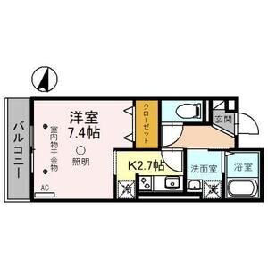 コリーヌヴェール日進201号室 間取