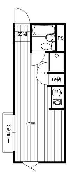 オレンジコート伊勢原206号室 間取