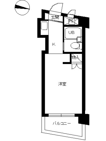 スカイコート西川口第2802号室 間取