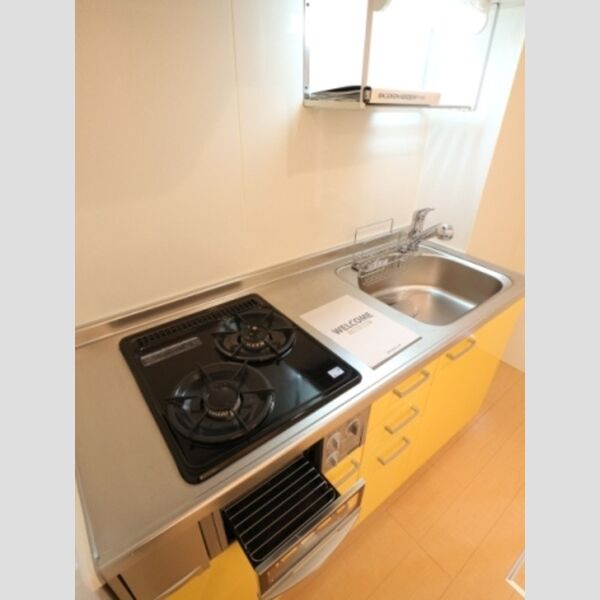 プルミエ ガスコンロ2口グリル付