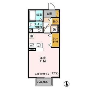 ノーベルパーク　15・16・1716-206号室 間取