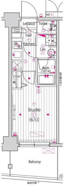 ガーラ横濱関内グランドステージ5階 間取