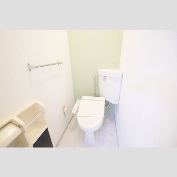 ハッピープラザ　壱番館201号室 トイレは温水洗浄暖房便座付(一面アクセントクロス施工)