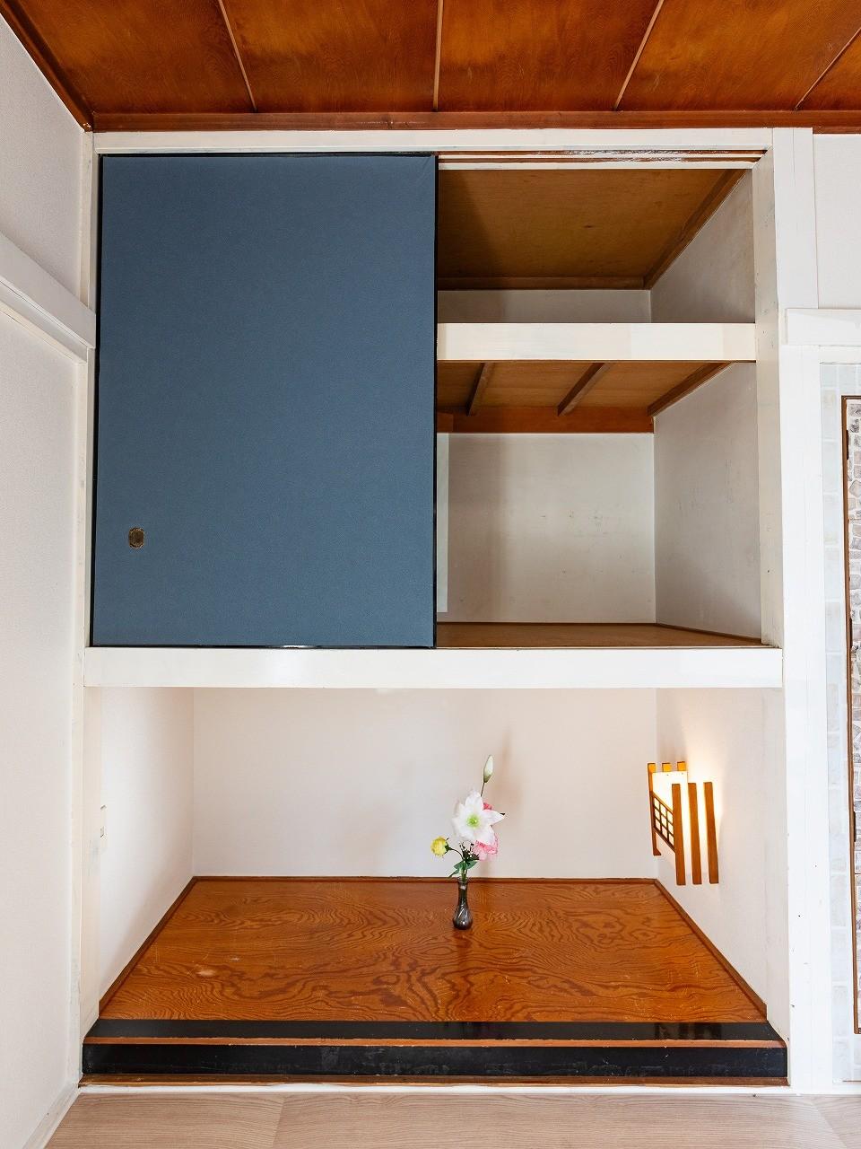 ペットと暮らす田喜野井戸建 複数個所ある広めの収納をご利用頂けます。