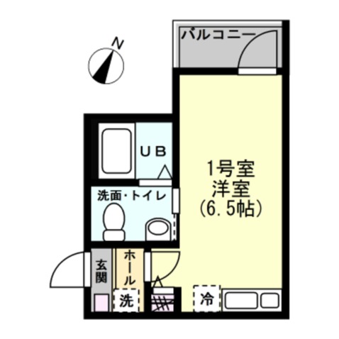 エプコット阪東橋101号室 間取