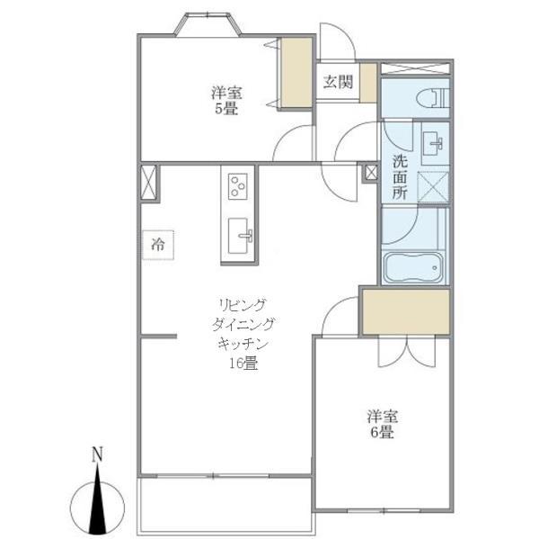 ブライトテラスＴ．Ｙ．Ｔ3階 間取