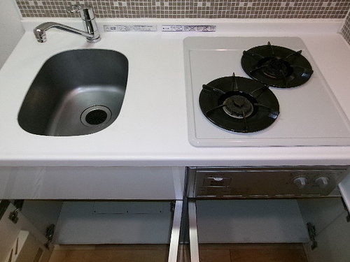 パトリア九段下3階 流し台　※2024年1月撮影