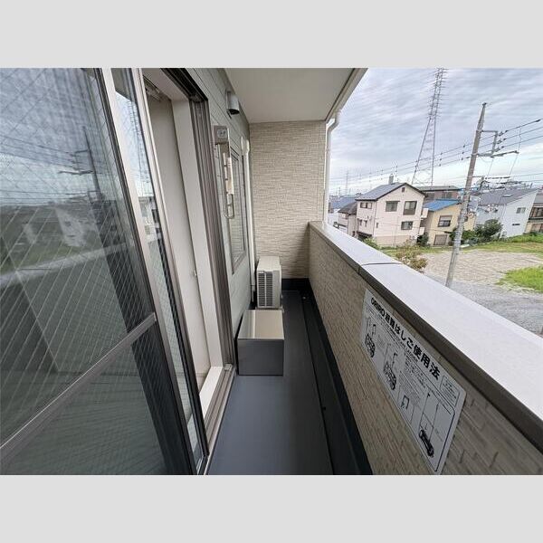 リーブルファイン川口辻Ⅱ303号室 バルコニー