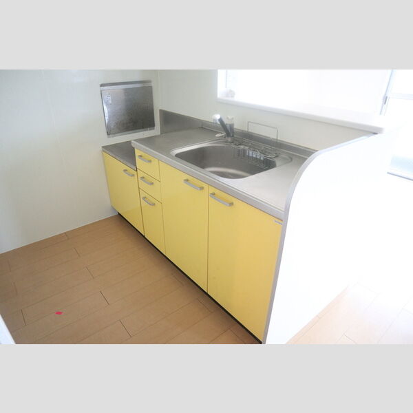 パークリバー206号室 対面カウンターキッチン