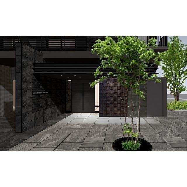 オープンブルーム川口並木 基壇部