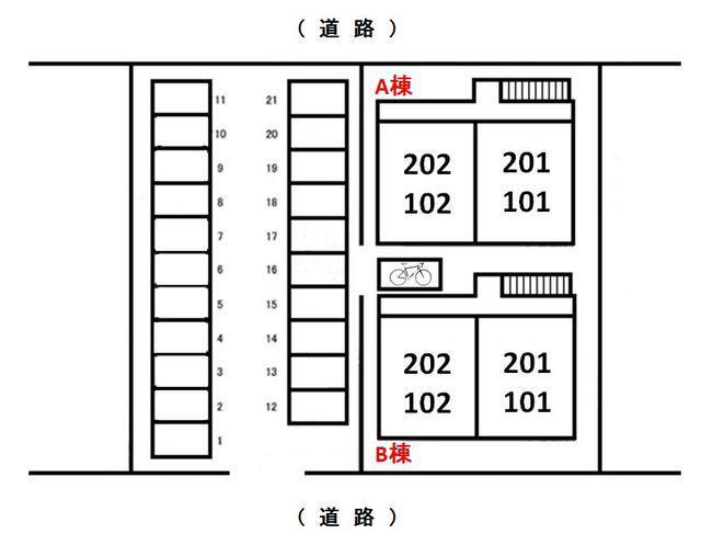 ツインシャトーAB2階 部屋その他