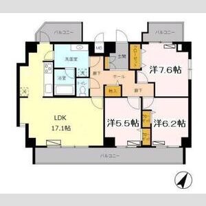 アビティ用賀701号室 間取