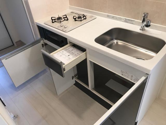 川口市大字安行領根岸　アパート新築工事102号室 キッチン（イメージ）