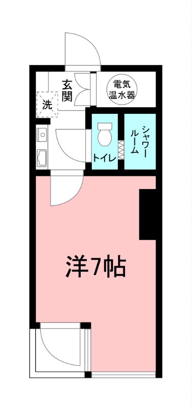 セントラル東銀座8階 間取