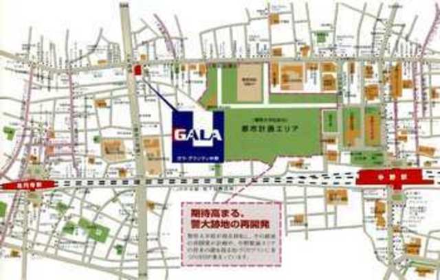 ガラ・グランディ中野6階 案内図