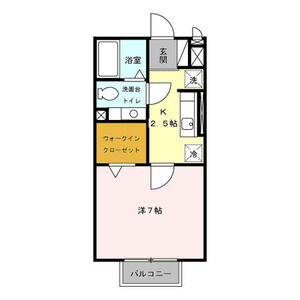 セピアコート本町205号室 間取