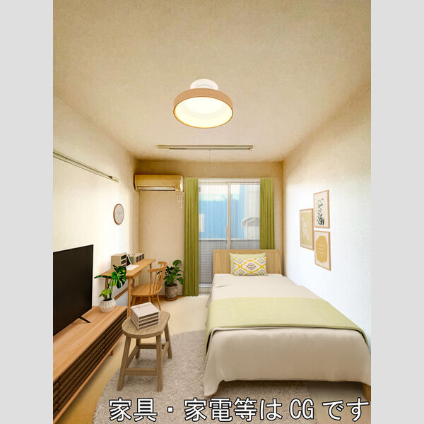 Polaris(ポラリス)102号室 洋室(※家具・家電等はCGです)