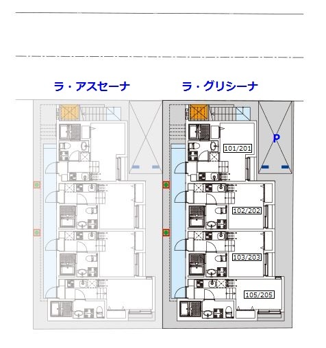 ラ・グリシーナ1階 部屋その他