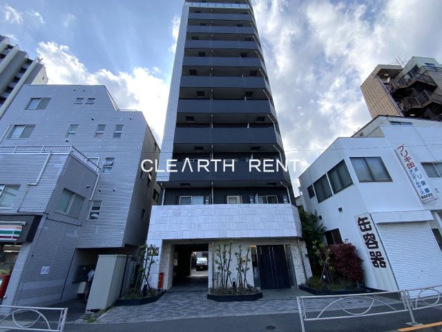 コンシェリア品川中延 タイル張りの外観