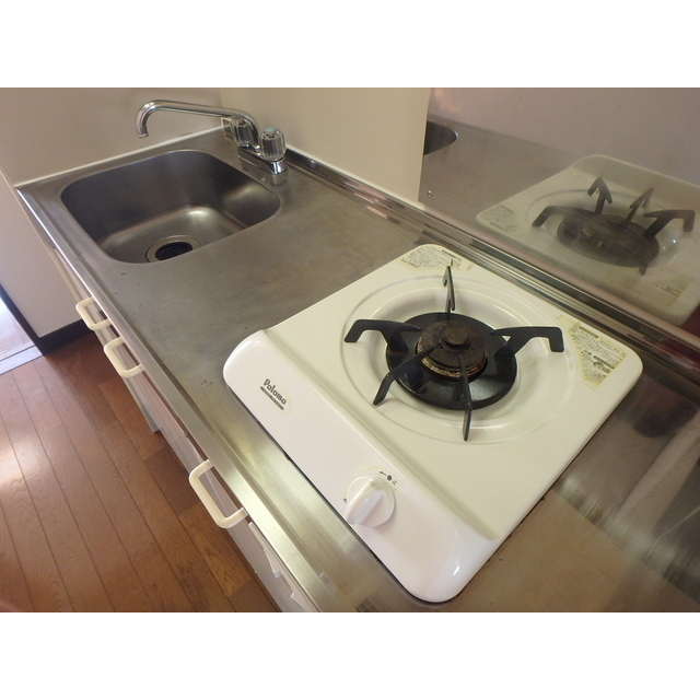 グリーンハイツ茅ヶ崎204号室 １くちガスコンロ・作業スペースあり