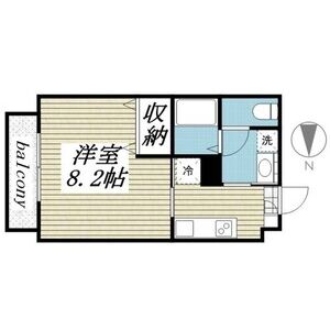 レスポワール小岩0201号室 間取