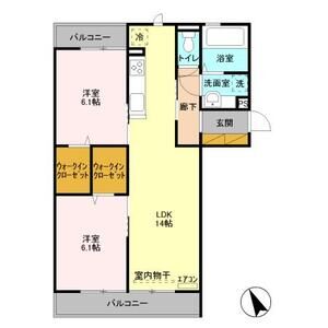 アゼリア松戸211号室 間取