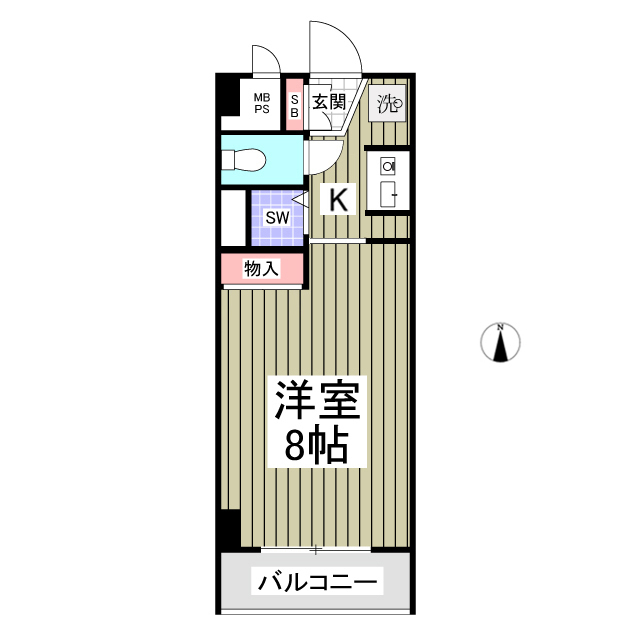 アーバンハイム小平106号室 間取