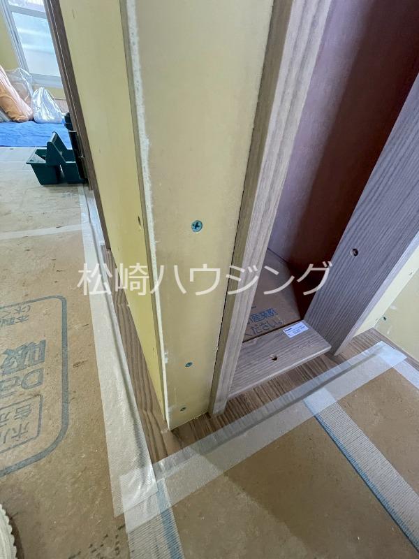 ホワイトヴィラ1階 工事中の写真です。