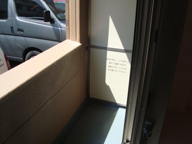 パークハイム江北101号室 ベランダ