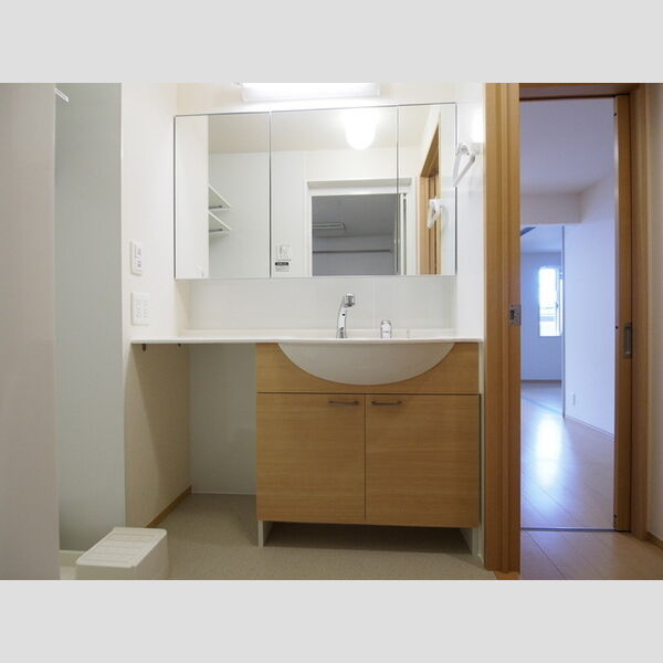 ゴールドワンコート201号室 洗面