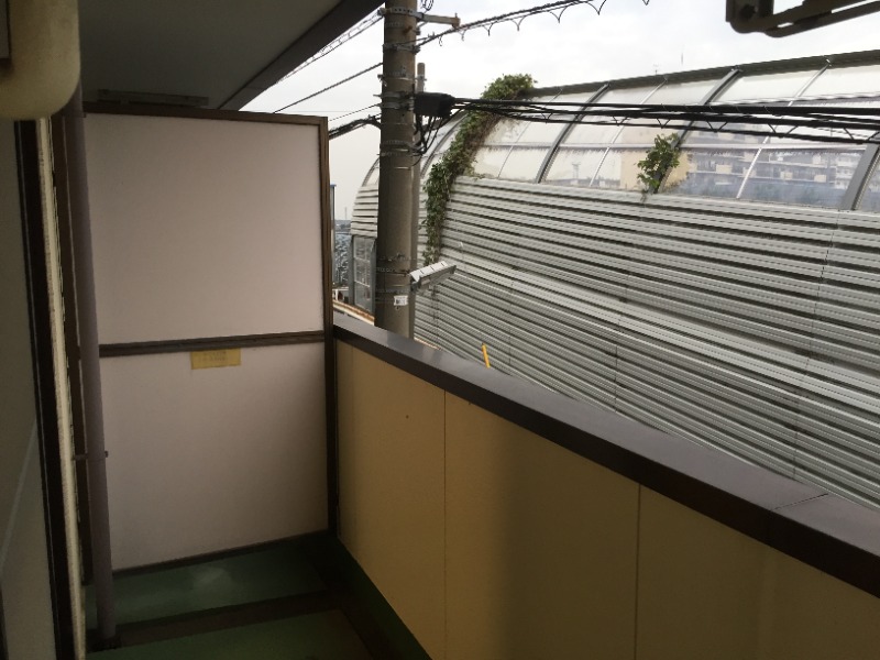 ヒルズヴァンベールD棟2階 バルコニー