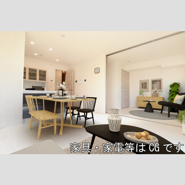 ロイヤルベルム105号室 LDK(家具・家電等はCGです)