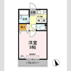 ハイムリベェール207号室 間取